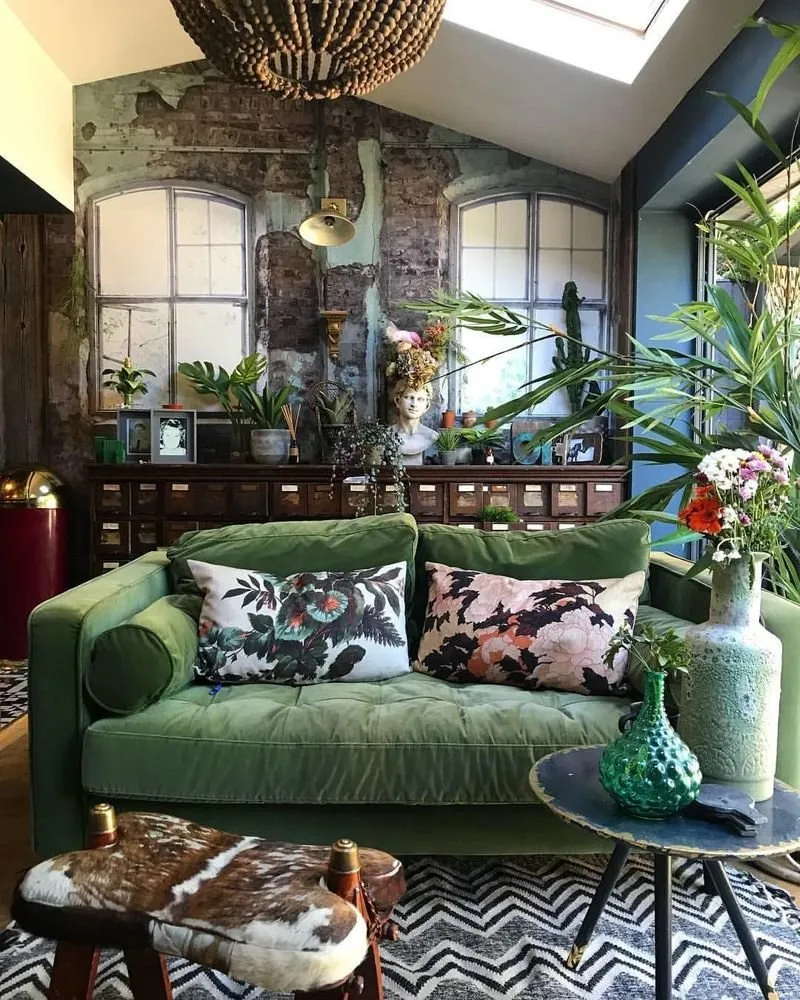 照片:折中风格客厅,技巧,霍夫,安娜·巴尔迪——我们网站上的照片