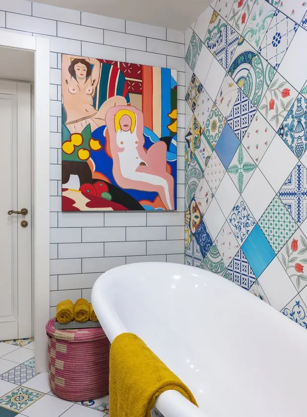 Foto: Baño en estilo Oriental, Ecléctico, Apartamento pequeño – foto en nuestro sitio web