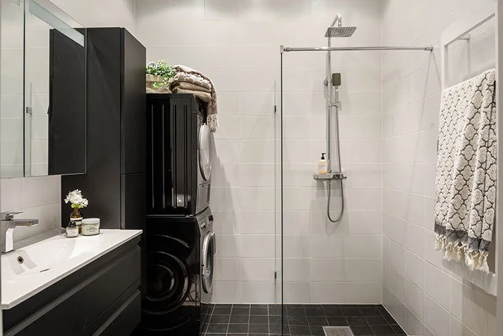 Фотография: Ванная в стиле Современный, Скандинавский, Декор интерьера, Квартира – фото на нашем сайте