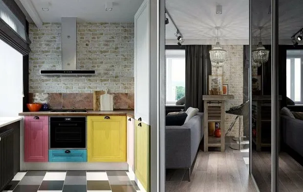 Foto: Sala de estar en estilo Moderno, Minimalismo, Replanificación – foto en nuestro sitio web