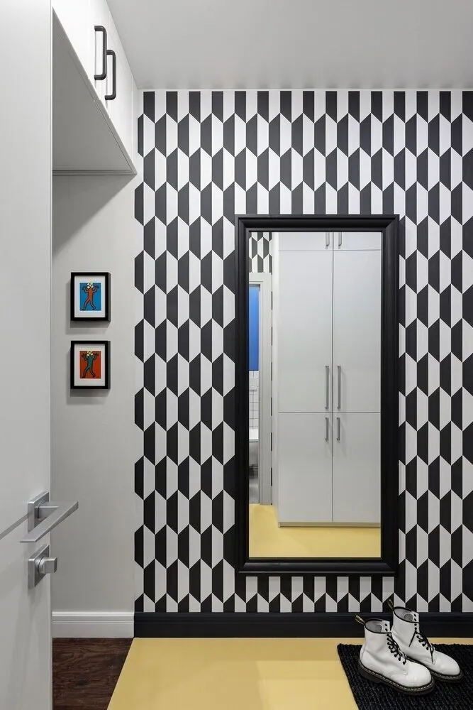 Foto: en estilo, recibidor, decoración de habitaciones, consejos, almacenamiento en recibidor, recibidor estrecho, diseño de recibidor pequeño, ideas para decorar recibidor, diseño de pasillo estrecho, decoración de pasillo estrecho, ergonomía del recibidor, cómo decorar un recibidor, cómo decorar un recibidor pequeño, recibidor pequeño, recibidor práctico, decoración del recibidor, decoración del pasillo, pasillo estrecho - fotos en nuestro sitio web