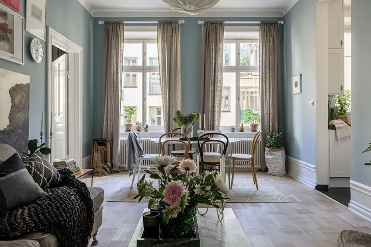 Фотография: Гостиная в стиле Современный, Скандинавский, Декор интерьера, Квартира – фото на нашем сайте