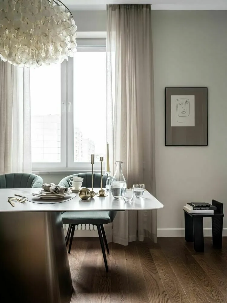 Foto: Cocina y comedor en estilo moderno, Proyecto de la Semana, 4 o más habitaciones, Más de 90 metros cuadrados – fotos en nuestro sitio web