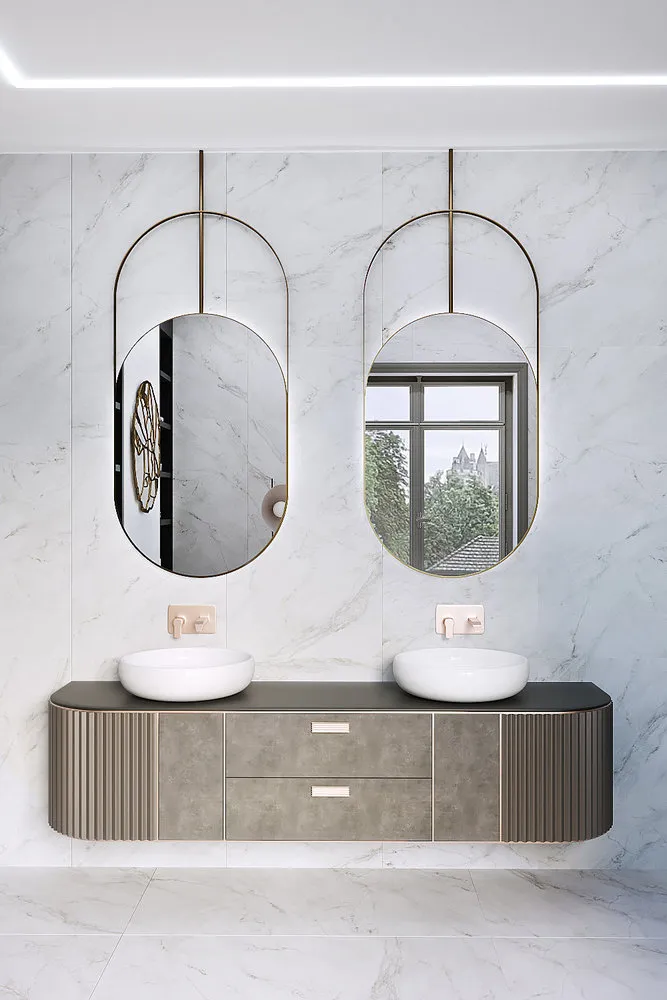 照片：现代浴室风格，实践中的装修，塔季扬娜·普洛特尼科娃、亚历山德拉·萨弗罗诺娃，P.S.Interior – 我们网站上的照片