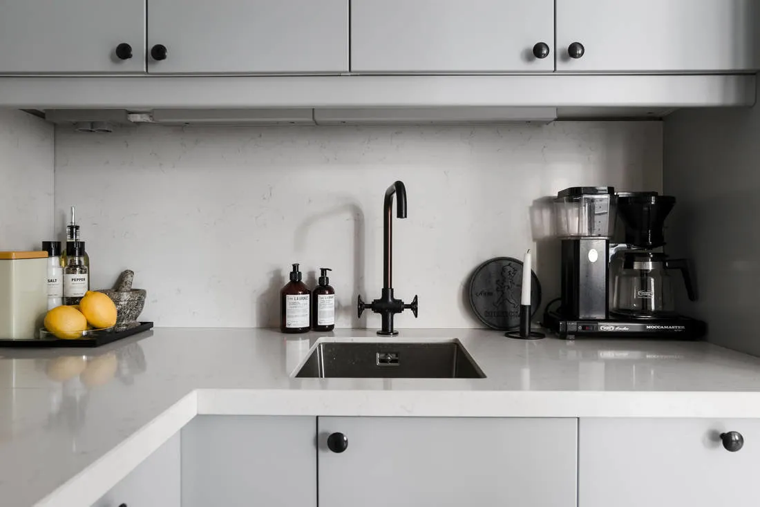 照片:斯堪的纳维亚餐厅与厨房,公寓,小贴士,40-60平方米 – 我们网站上的照片