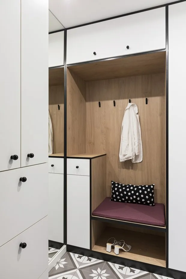 Foto: Entrada en estilo Escandinavo, Moderno, Apartamento pequeño – foto en nuestro sitio web