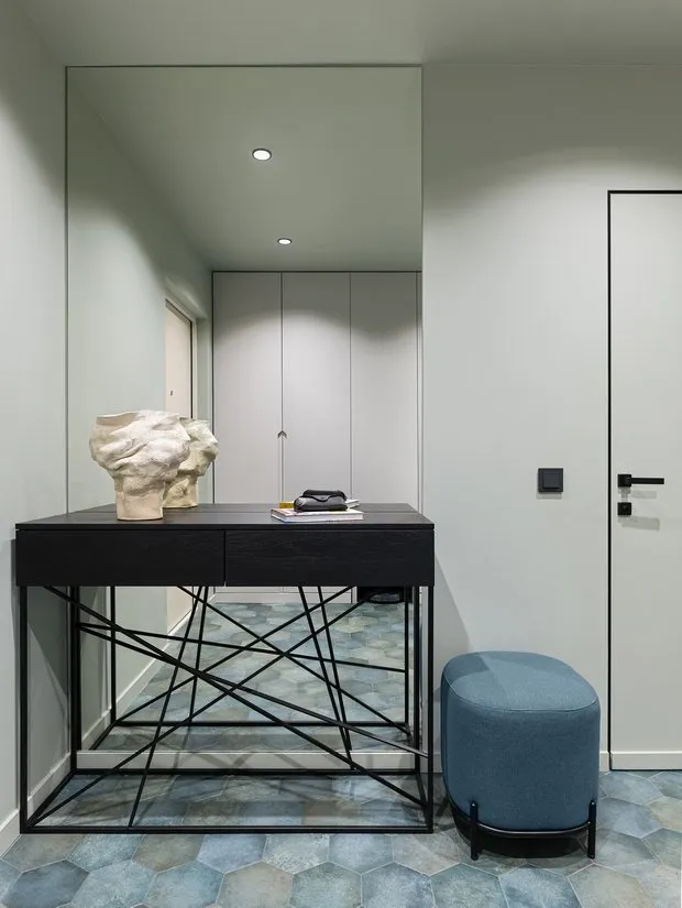 Foto: estilo moderno, apartamento, minimalismo, proyecto de la semana, San Petersburgo, edificio monolítico, 3 habitaciones, 60-90 metros, Svetlana Mamaenko – foto en nuestro sitio web