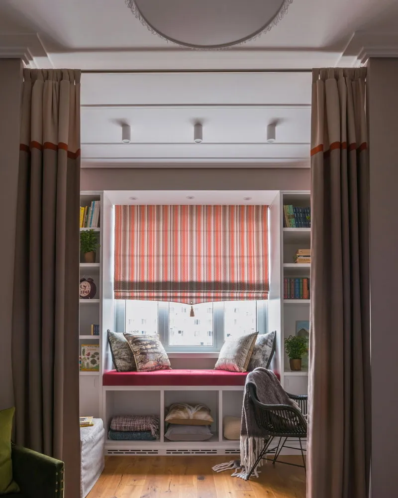 Fotografie: Arbeitszimmer im Modernen Stil, Fensterbrett, Guide, Rustem Urazmetov, „Gemütliche Wohnung“, wie man das Fensterbrett nutzt, Natalia Preobrazhenskaya, Irina Legotkina, Irina Chistjakova, Ruhezone am Fensterbrett, Ksenia Strekoza, Anna Pawlowskaja, ToTaste Studio, Marina Zhukova, Alexander Arngoltd – Foto auf unserer Website