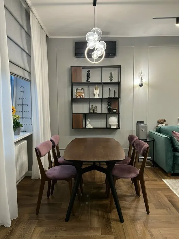 Foto: Sala de estar en estilo Moderno, Escandinavo, Apartamento, Proyecto de la Semana, Moscú, Edificio Panelado, 3 habitaciones, 60-90 metros cuadrados, Loft&Home – foto en nuestro sitio web