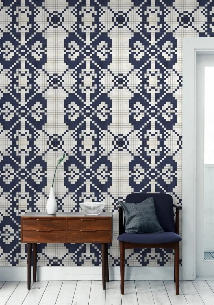 Zilmer's设计的图案受到斯堪的纳维亚毛衣设计的启发