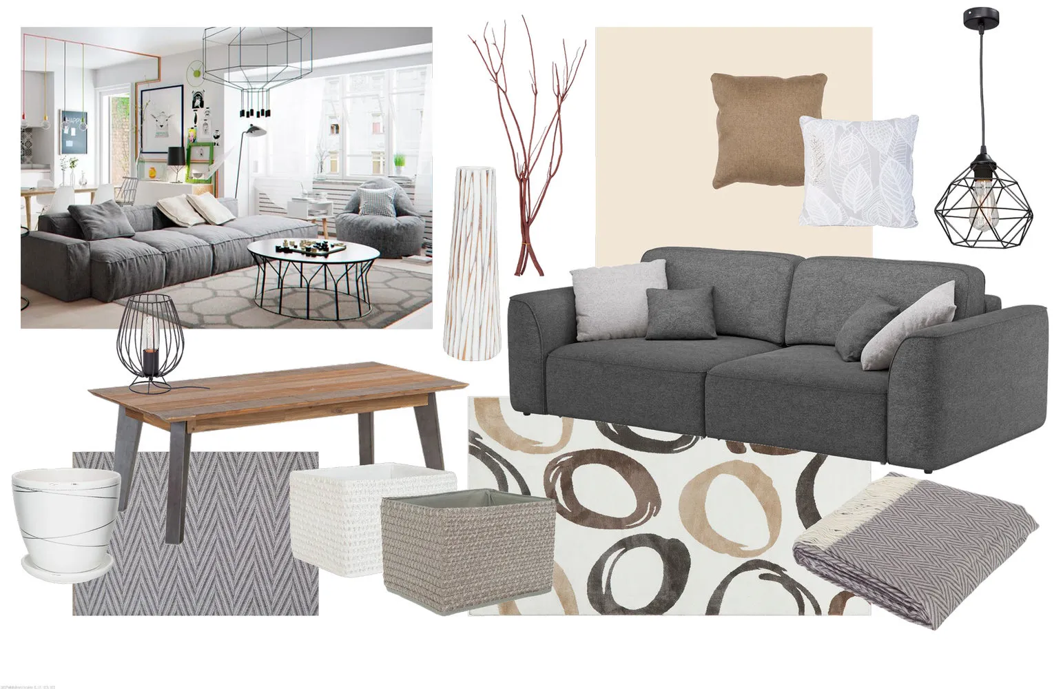 照片：现代客厅设计，现代风格，装修建议，现代室内设计，Hoff，现代室内风格，叶卡捷琳娜·古尔科娃-施瓦茨 – 我们网站上的照片