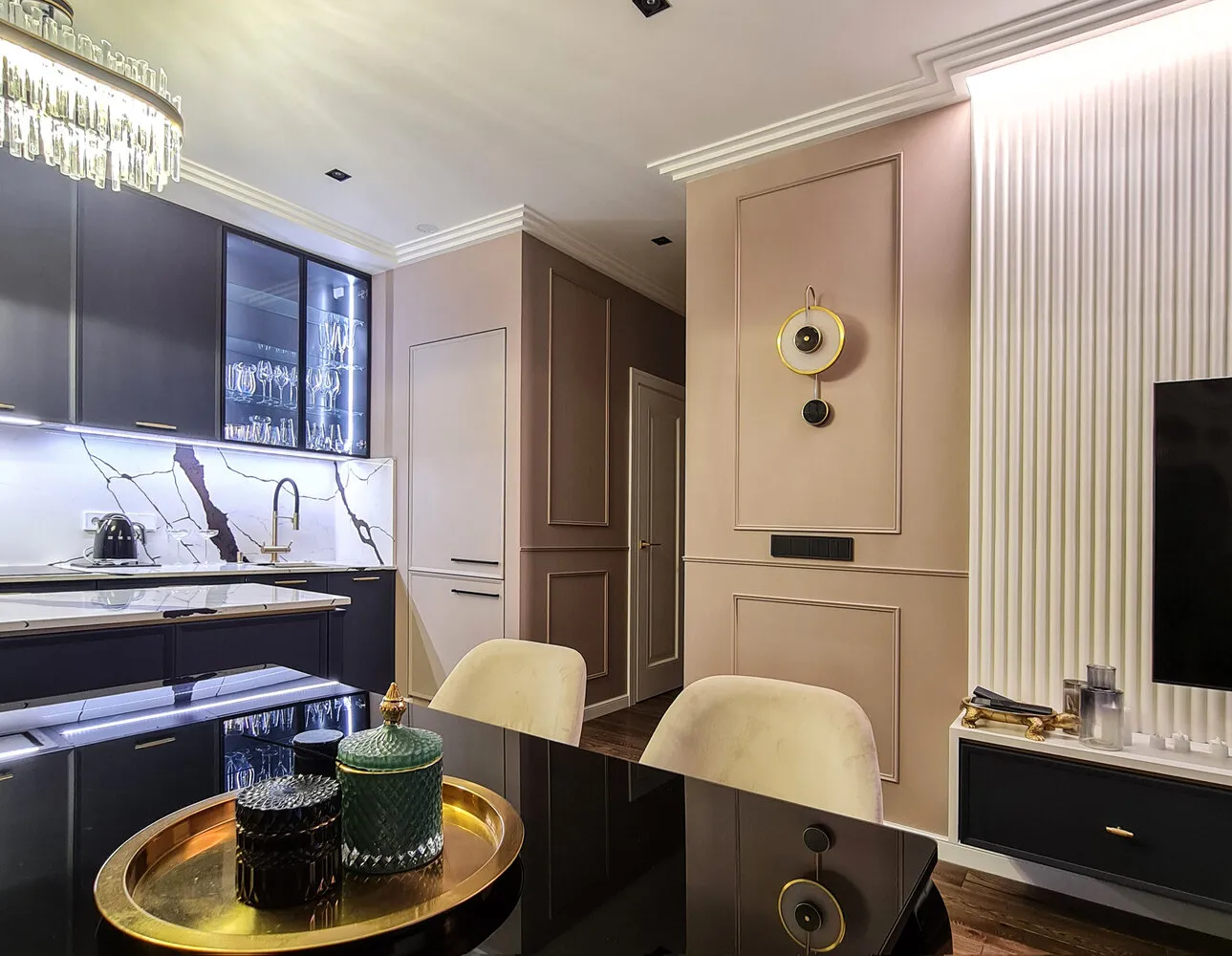 Foto: estilo moderno, apartamento, proyecto de la semana, Moscú, edificio monolítico, 3 habitaciones, 40-60 metros, Ana Lubkova – foto en nuestro sitio web