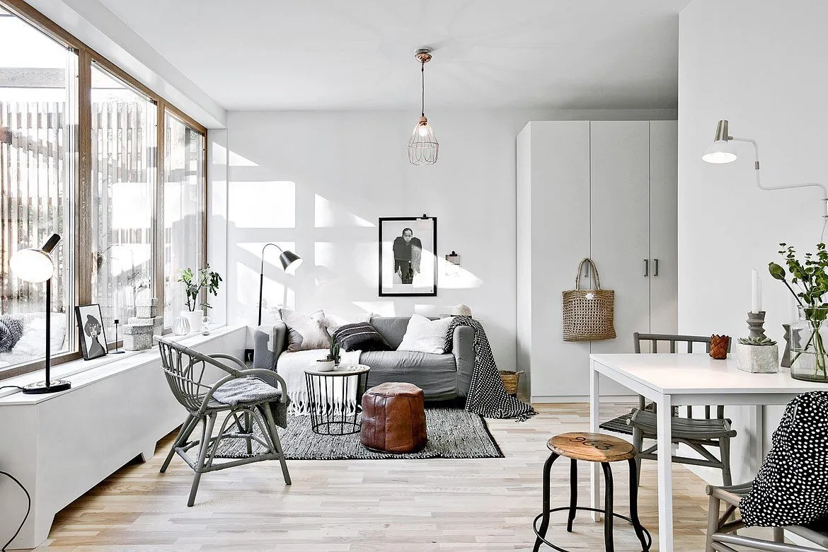 照片：北欧风格客厅，技巧，Ruslan Kirnichansky – 我们网站上的照片