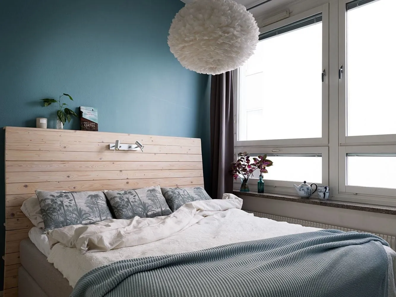 Photo: in style, Scandinavian, Modern, Apartment, Tips, White, Grey, Blue, 3 rooms, 40-60 sqm – photo on our website