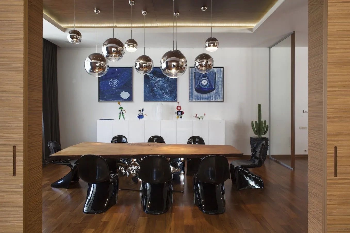 Photo: Kitchen and dining room in High-Tech style, House, Tips, Dacha, Townhouse – photo on our website