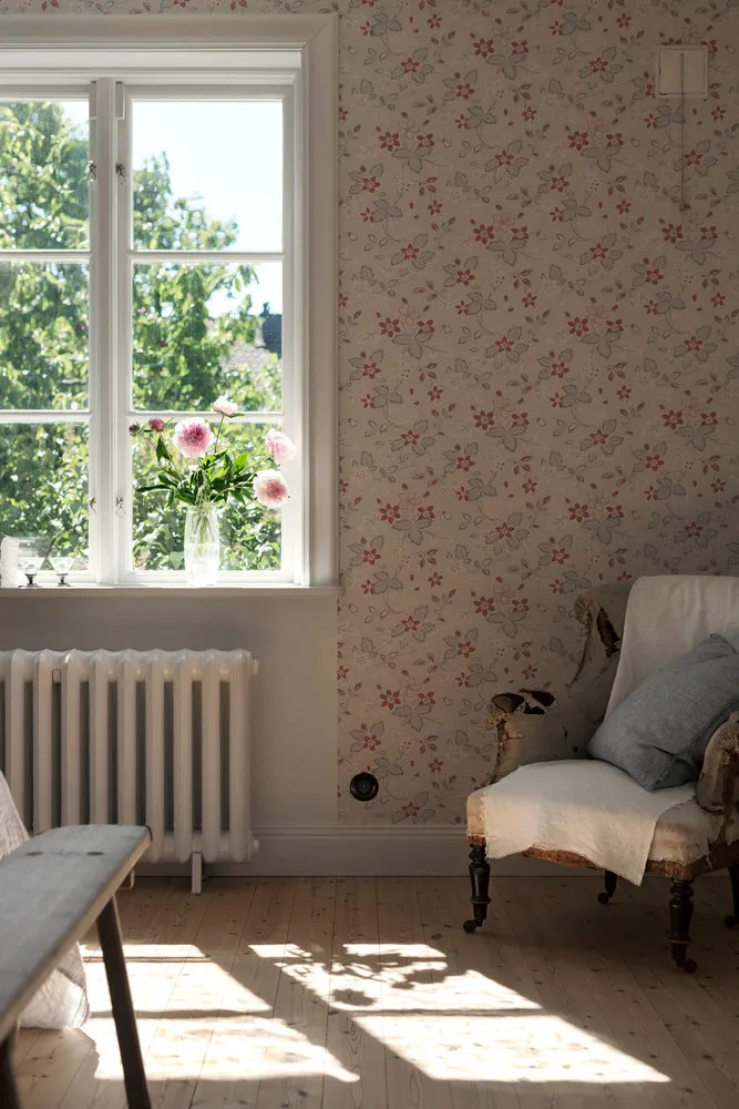 Photo: Bedroom in Provence and Cottage style, Scandinavian, Decoration and DIY, House, Sweden, Home decor, White, Stockholm, Grey, Cozy minimalism – photo on our website