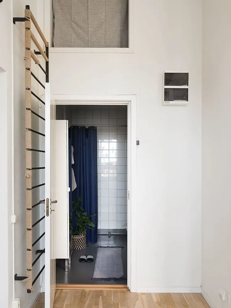 Photo: in style, Scandinavian, Modern, Apartment, Tips, White, Grey, Blue, 3 rooms, 40-60 sqm – photo on our website