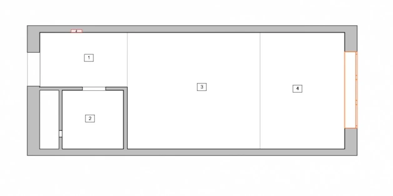 Foto: Grundrisse im Stil , Kleine Wohnung, kleine Schlafzimmer – Foto auf unserer Website