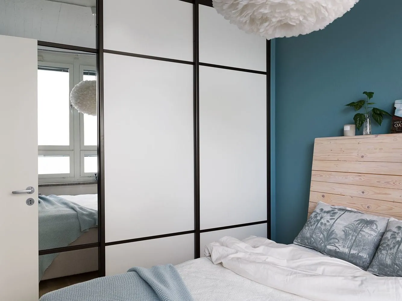 Photo: in style, Scandinavian, Modern, Apartment, Tips, White, Grey, Blue, 3 rooms, 40-60 sqm – photo on our website