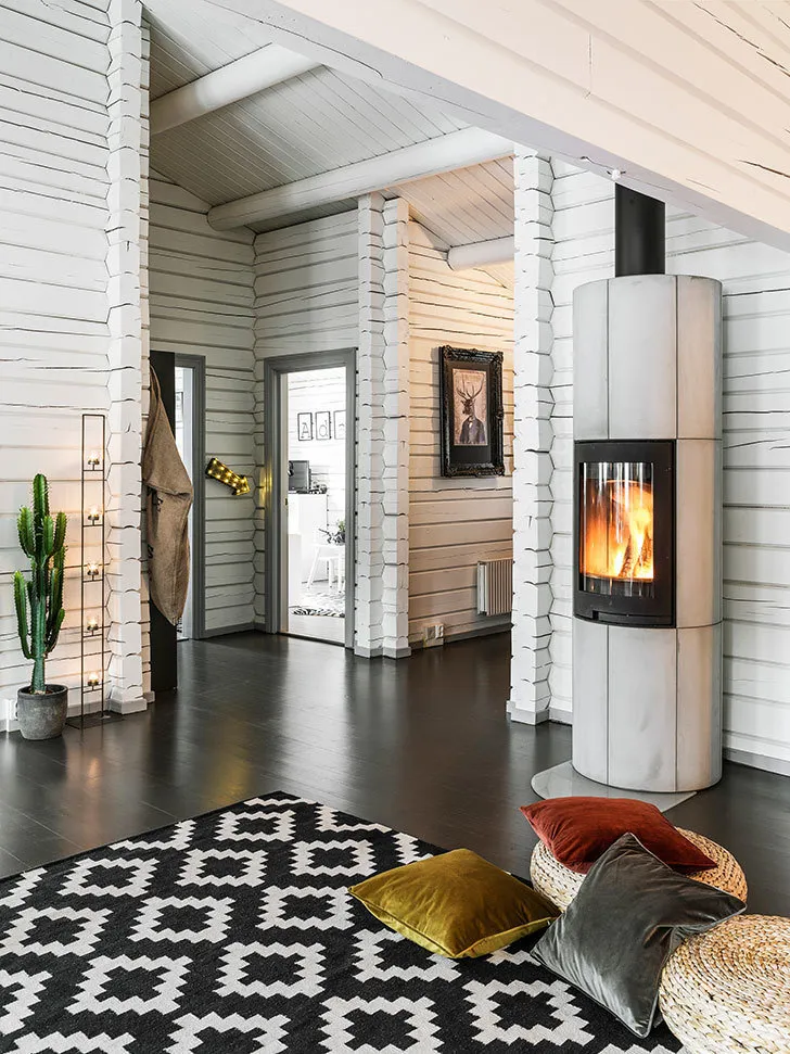照片：斯堪的纳维亚风格客厅，室内装饰，瑞典，房屋与小屋 – 我们网站上的照片