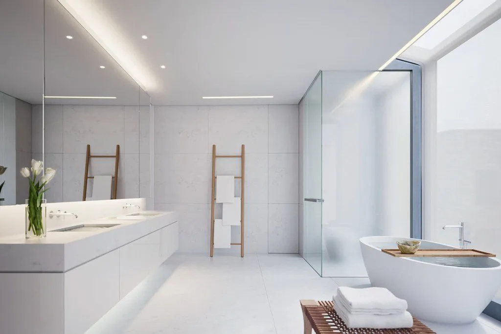 照片：极简主义浴室，技巧，维多利亚·塔拉索娃——我们网站上的照片