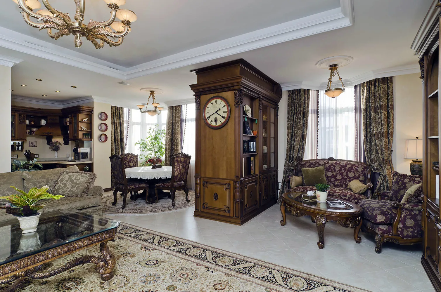照片：古典风格客厅，技巧——我们网站上的照片