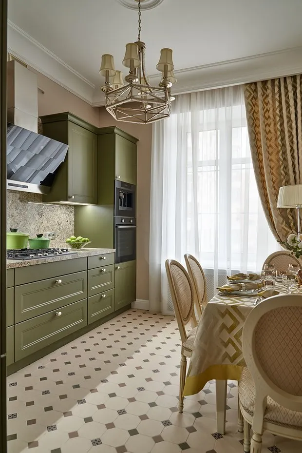 Photo: Kitchen and Dining Room in Classical, Modern Style, Interview, Tatiana Gorkova – photo on our website