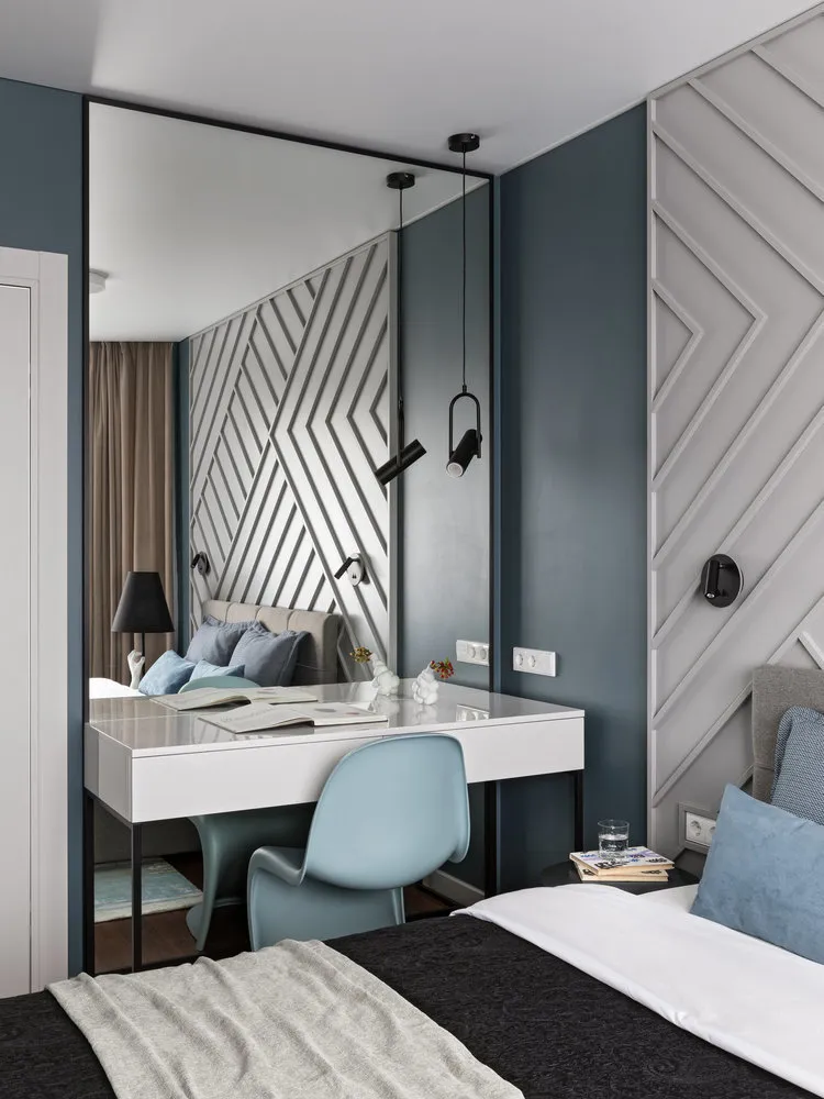 Фотография: в стиле , Спальня, Советы, как оформить рабочее место в спальне – фото на нашем сайте