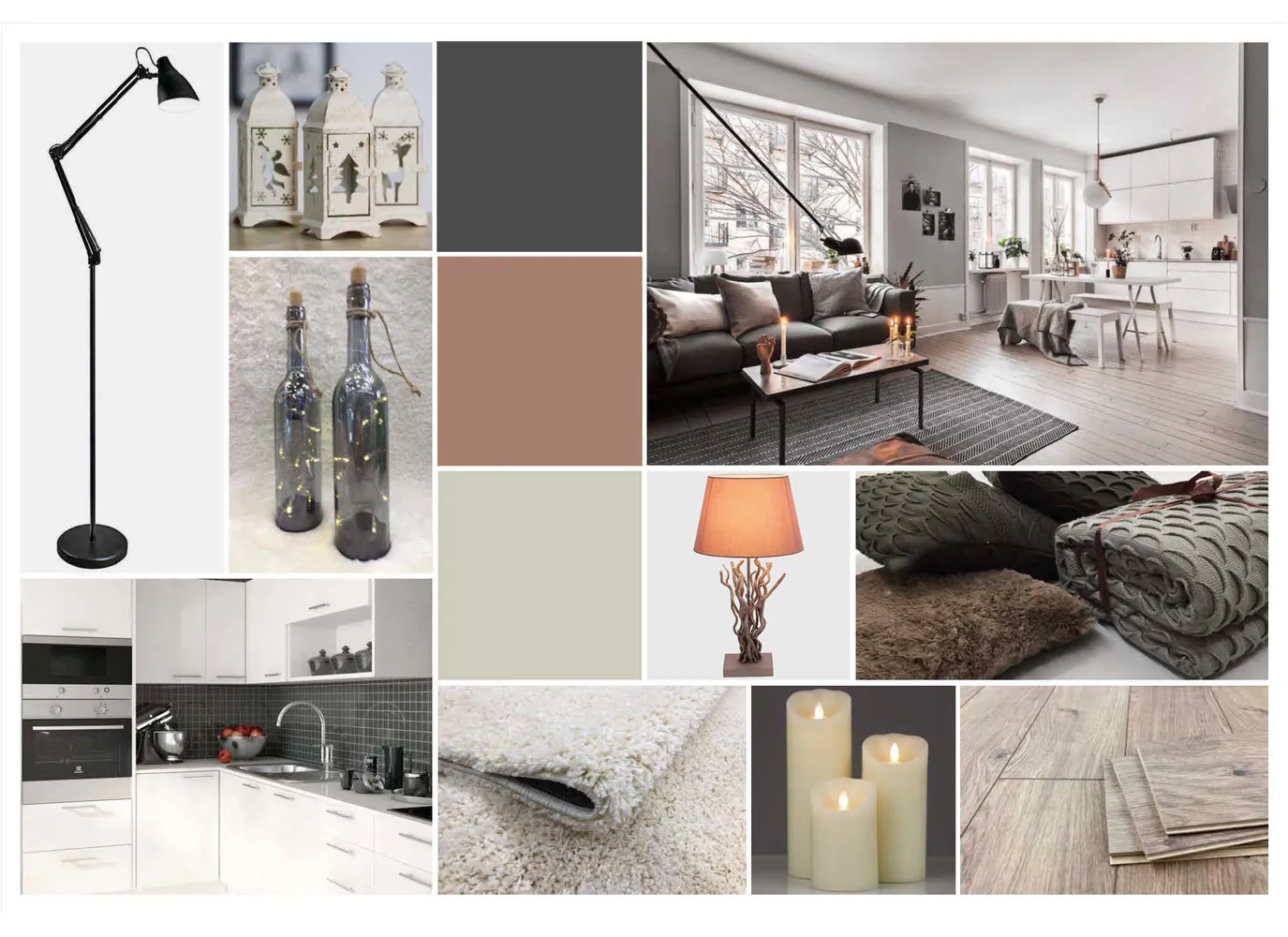 Photo: hygge style, Kitchen and Dining Room, Living Room, Interior Decoration, Tips, Decor Encyclopedia, Leroy Merlin, Hygge – photo on our website