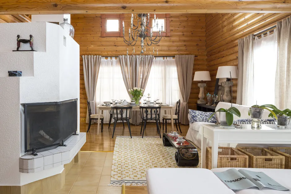 Photo: Living Room in Eclectic Style, Gid, Ekaterina Tulupova, Budget Interior, Marina Filippova, FlatsDesign, MEDIANA Interiors, Encyclopedia of Interior, Marina Nazarenko, Flatforfox, Renovation in 2 Months – Photo on Our Website