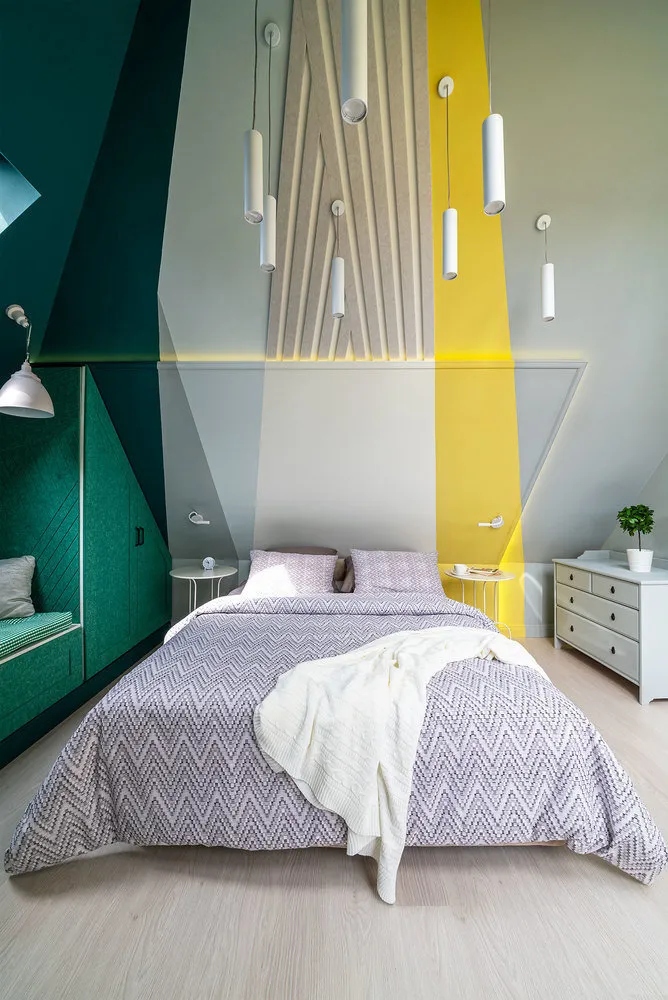 Foto: estilo, Dormitorio, Moderno, Casa y campo, hasta 40 metros, Alice Kachueva – foto en nuestro sitio web