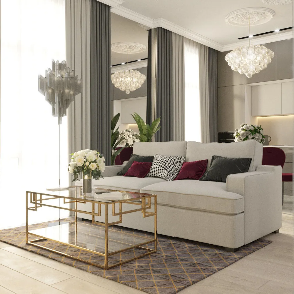 照片:古典与现代风格客厅,指南,设计技巧,EEDS,Anna Pavlovskaya,Natalia Solo,Anna Morozova,Ruslan Prosvirin,Alexandra Gartke,Dasha Tretyakova,Lauri Brothers,Ekaterina Ulanova,Projector Studio – 我们网站上的照片