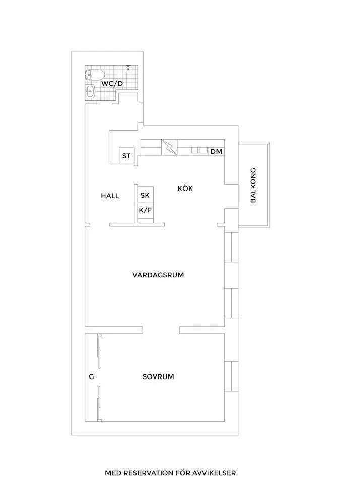 Photo: Floor plans in style , Scandinavian, Modern, Interior decor, Apartment, Sweden, White, Grey, 2 rooms, 60-90 sqm – photo on our website