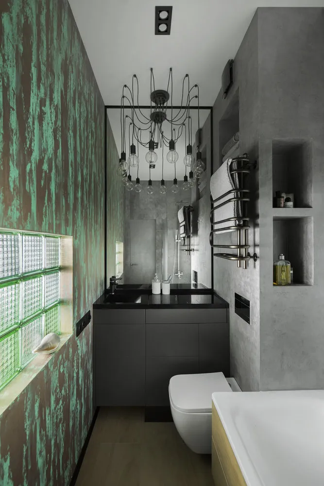 照片:loft风格浴室,指南,设计技巧,EEDS,Anna Pavlovskaya,Natalia Solo,Anna Morozova,Ruslan Prosvirin,Alexandra Gartke,Dasha Tretyakova,Lauri Brothers,Ekaterina Ulanova,Projector Studio – 我们网站上的照片