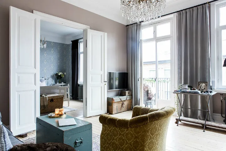 Zdjęcie: Salon w stylu szwedzkim, Mieszkanie, Projekt tygodnia – zdjęcie na naszej stronie