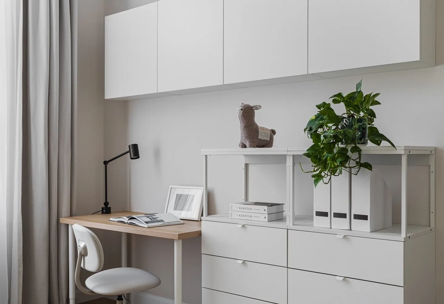 Foto: Habitación infantil en estilo Escandinavo, Moderno, Minimalismo, Apartamento, Proyecto de la semana, Moscú, 2 habitaciones, 60-90 metros, María Pashkevich – foto en nuestro sitio web