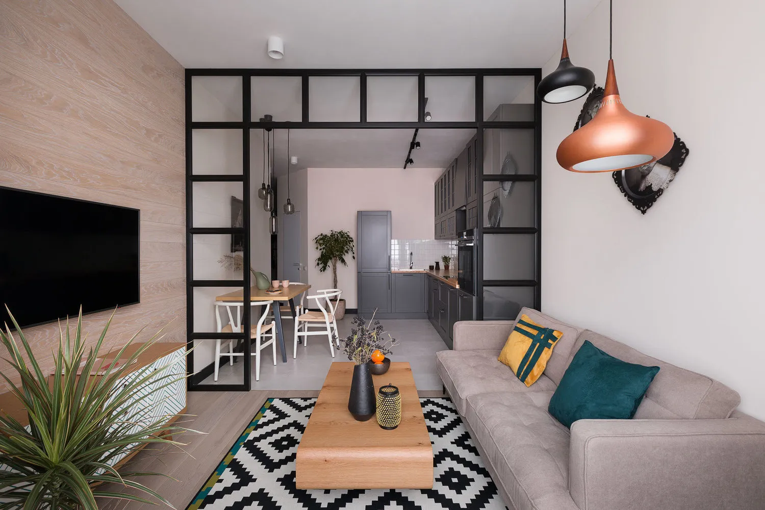 Photo: Living Room in Scandinavian Style, Interior Decoration – photo on our website