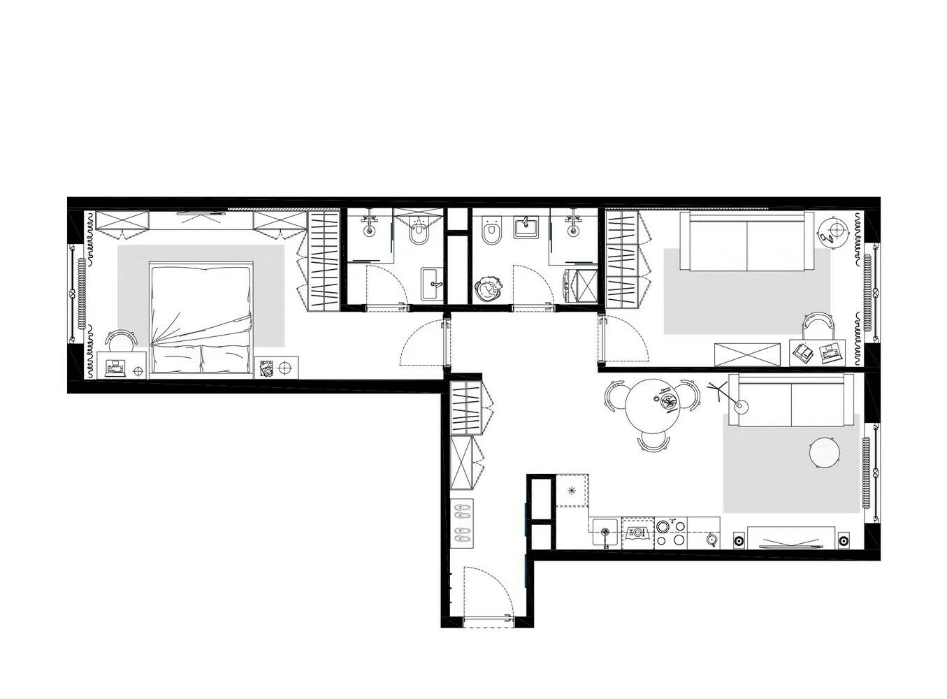План расстановки мебели