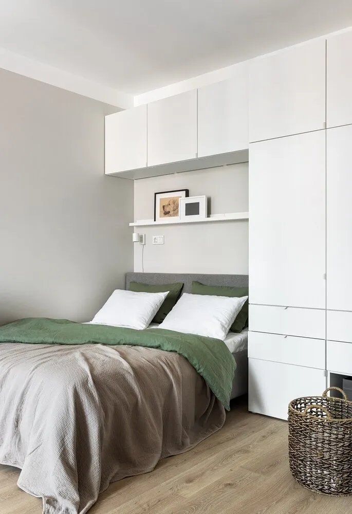 «Un boceto de mi perro que dibujé hace 15 años decidieron decorarlo con un estilista e integrarlo al interior de la zona de dormitorio», comparte María Pashkevich.