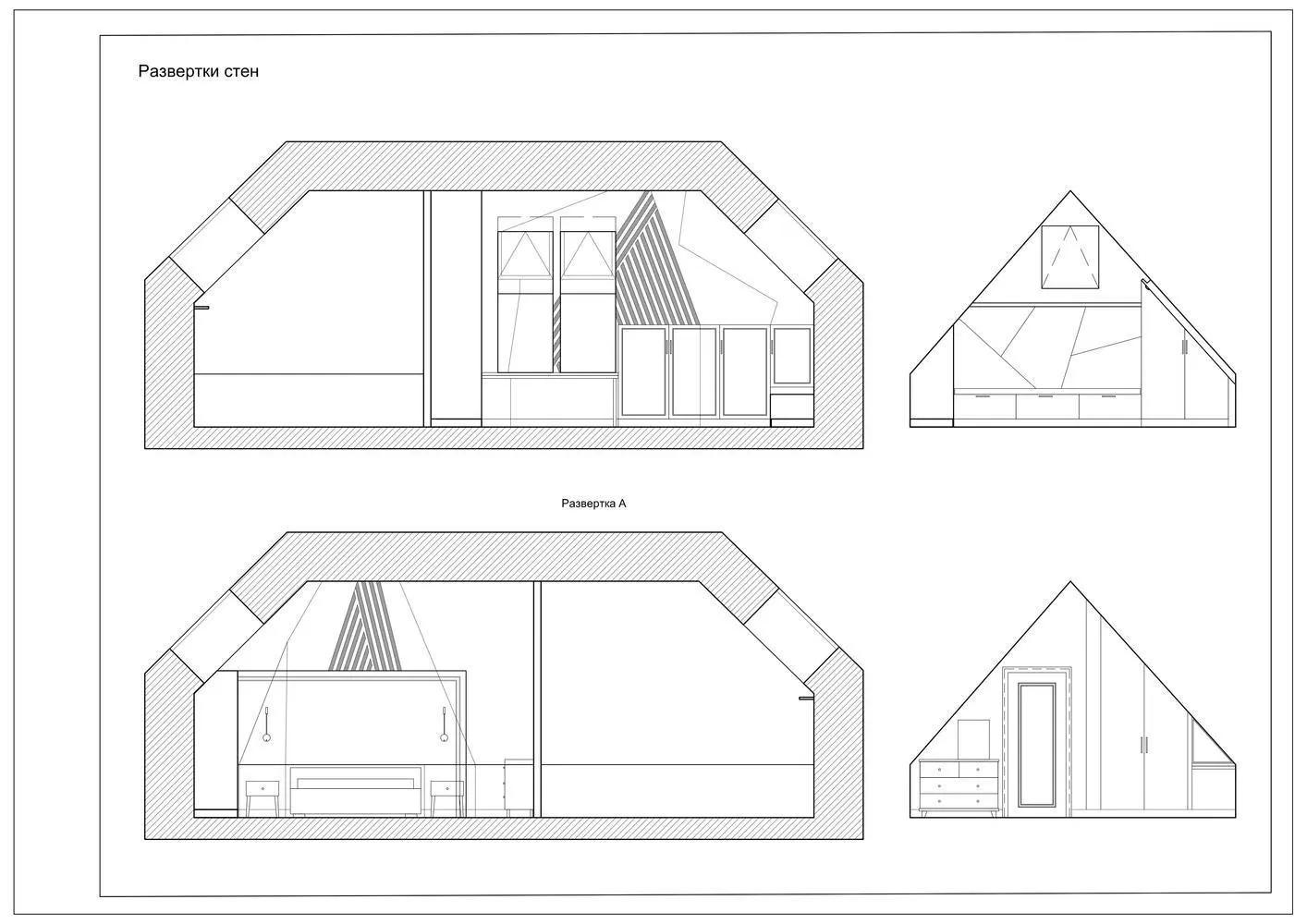 Foto: estilo, Dormitorio, Moderno, Casa y campo, hasta 40 metros, Alice Kachueva – foto en nuestro sitio web