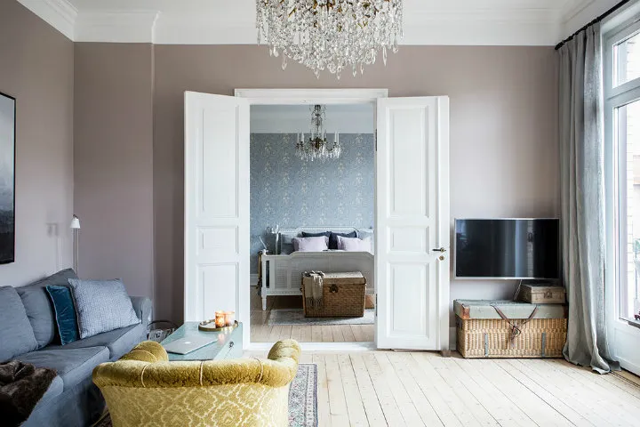 Zdjęcie: Salon w stylu szwedzkim, Mieszkanie, Projekt tygodnia – zdjęcie na naszej stronie