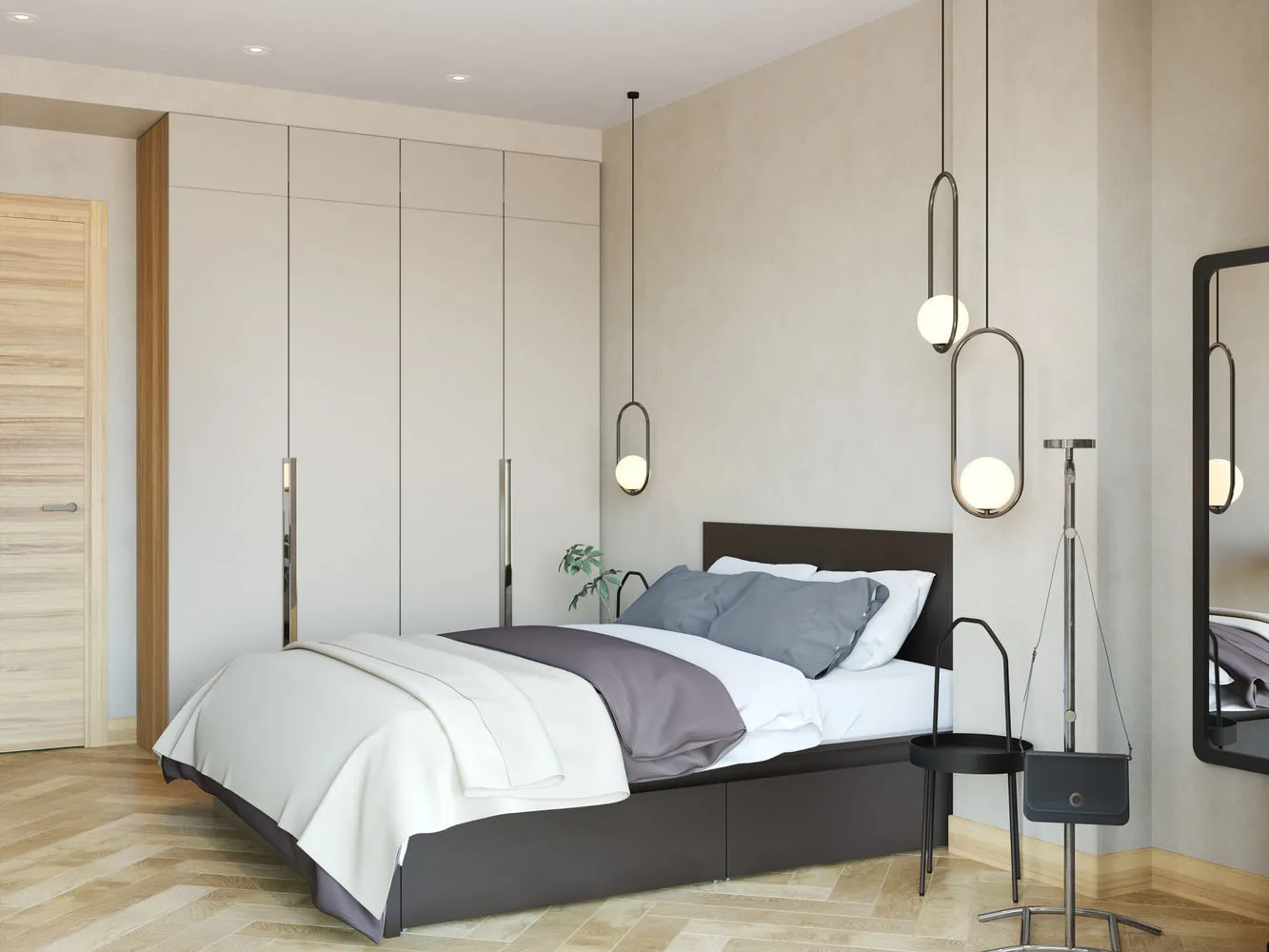 照片:现代风格卧室,指南,设计技巧,EEDS,Anna Pavlovskaya,Natalia Solo,Anna Morozova,Ruslan Prosvirin,Alexandra Gartke,Dasha Tretyakova,Lauri Brothers,Ekaterina Ulanova,Projector Studio – 我们网站上的照片