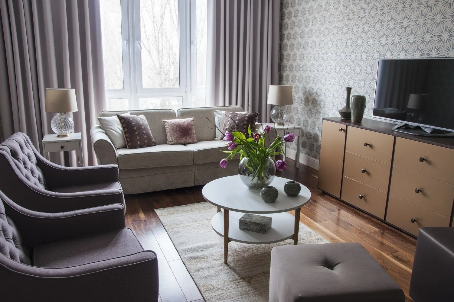 图片：普罗旺斯和乡村风格客厅，现代，公寓，乌克兰，每周项目，基辅，单体房屋，2个房间，60-90平方米，亚娜·莫洛多克 – 我们网站上的照片