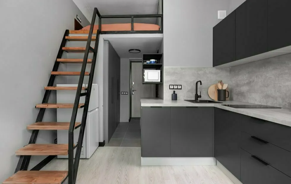 Foto: estilo, apartamento, estudio, consejos, hasta 40 metros cuadrados, Varvara Gushchina – foto en nuestro sitio web