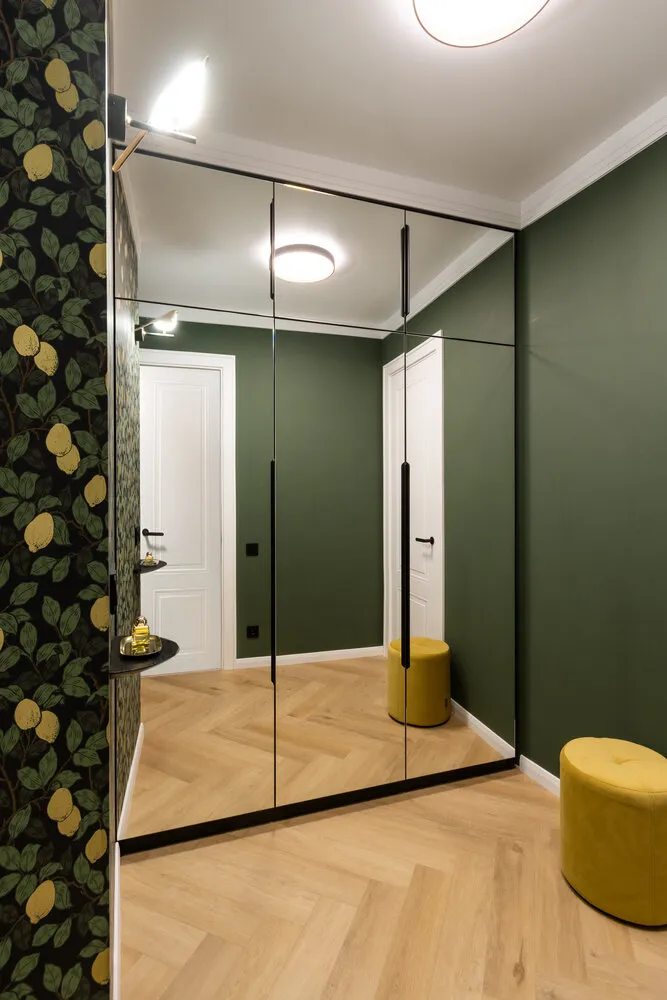 Photo : style moderne, appartement compact, appartement, projet du jour, Saint-Pétersbourg, immeuble en panneau, 1 pièce, jusqu’à 40 mètres, Maria Kachkina – photo sur notre site