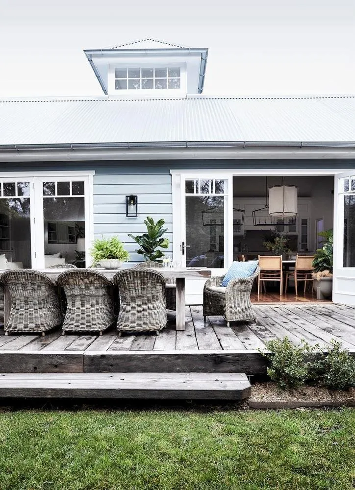 照片:北欧风格露台,现代,室内装饰,房屋,平面图,装饰,白色,4人或更多,90平方米以上 – 网站上的照片