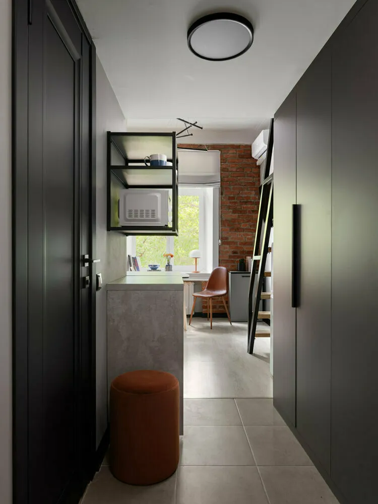 Foto: estilo, apartamento, estudio, consejos, hasta 40 metros cuadrados, Varvara Gushchina – foto en nuestro sitio web