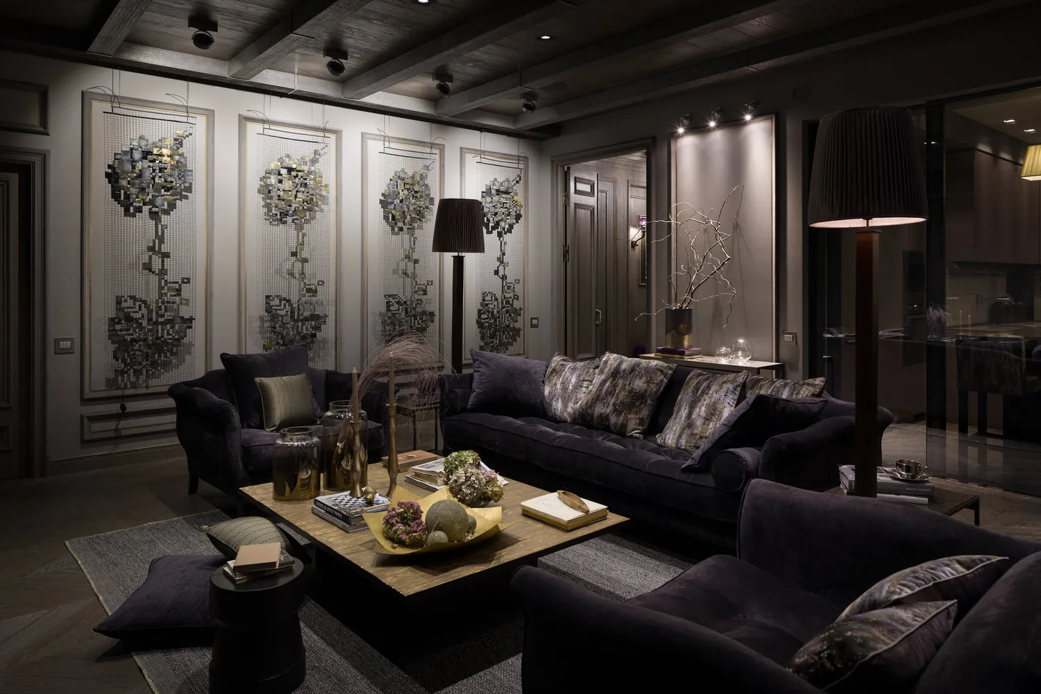 图片：古典风格客厅，每周项目，基辅，斯大林时代公寓，4个房间或更多，超过90平方米，亚历山德里娜·卢卡奇，Intemporary设计工作室 – 我们网站上的照片