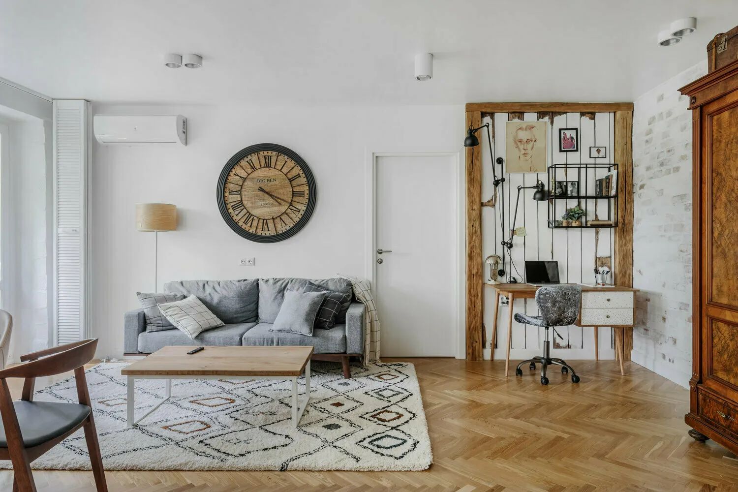 Foto: estilo escandinavo, moderno, apartamento, consejos, Moscú, Khrushchyov, 2 habitaciones, 40-60 metros, Pavel Foteev – fotos en nuestro sitio web