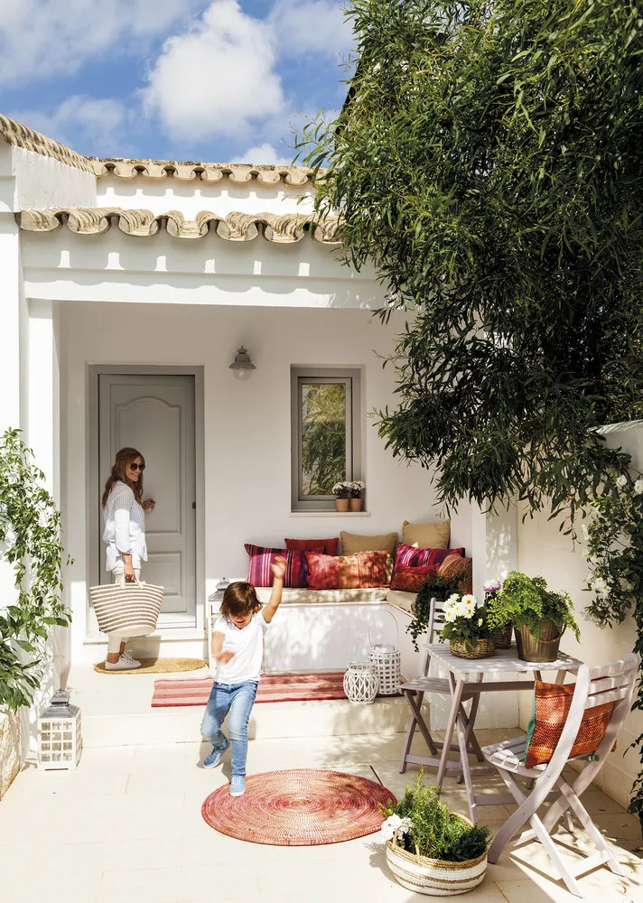 照片：普罗旺斯与乡村风格，现代，室内装饰，房屋，意大利，装饰，露台，白色，绿色，粉色 – 来自我们网站的照片